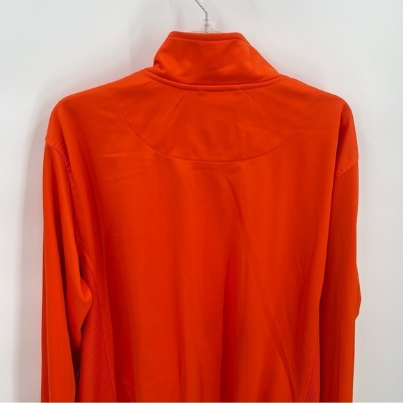 DENVER BRONCOS NFL TEAM APPAREL MEN'S TRACK JACKET XL POLYESTER ORANGE Full zip - Picture 6 of 7
